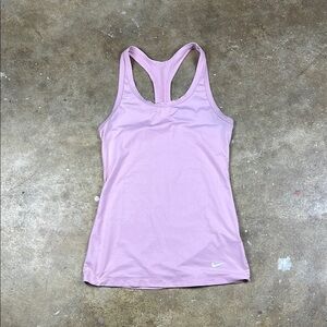 Nike Dri-Fit Pink Racerback Fitted Tank Top
Size: XS